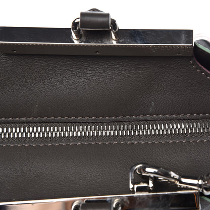 Fendi Vitello Dolce Century Petite 3Jours Tote Carbone 14 of 16
