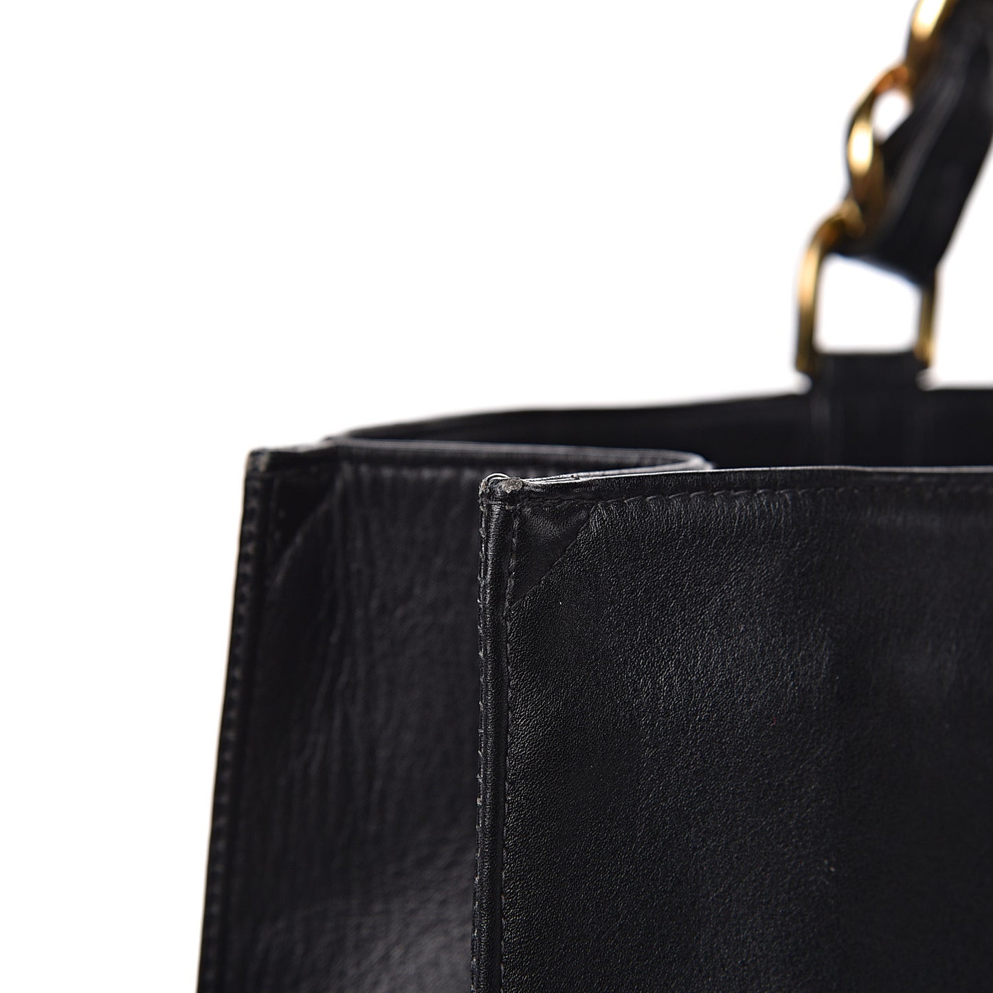 Calfskin CC Tote Black