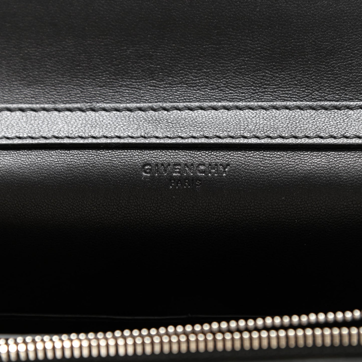 Sugar Goatskin Pandora Chain Wallet Black