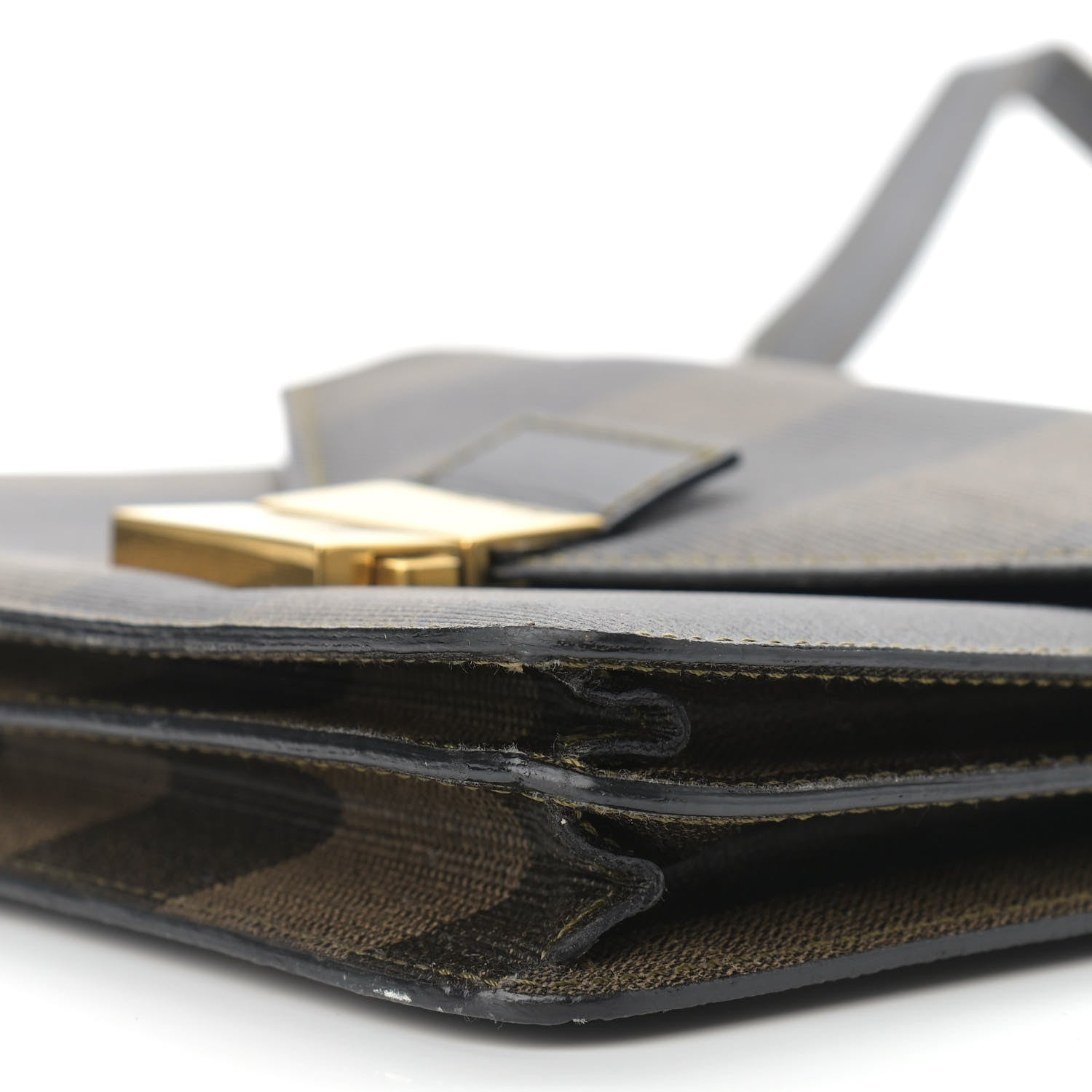 Fendi Pequin Spalmati Crossbody Bag Tobacco 9 of 11