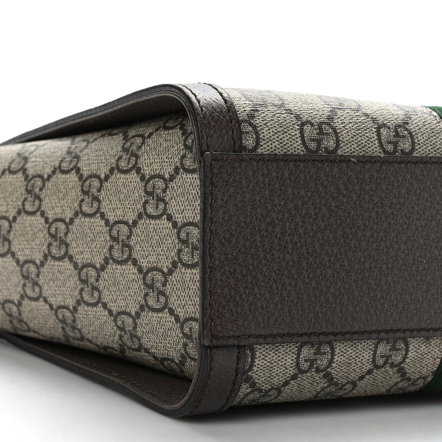 Gucci GG Supreme Monogram Small Ophidia Tote Bag Brown 8 of 9
