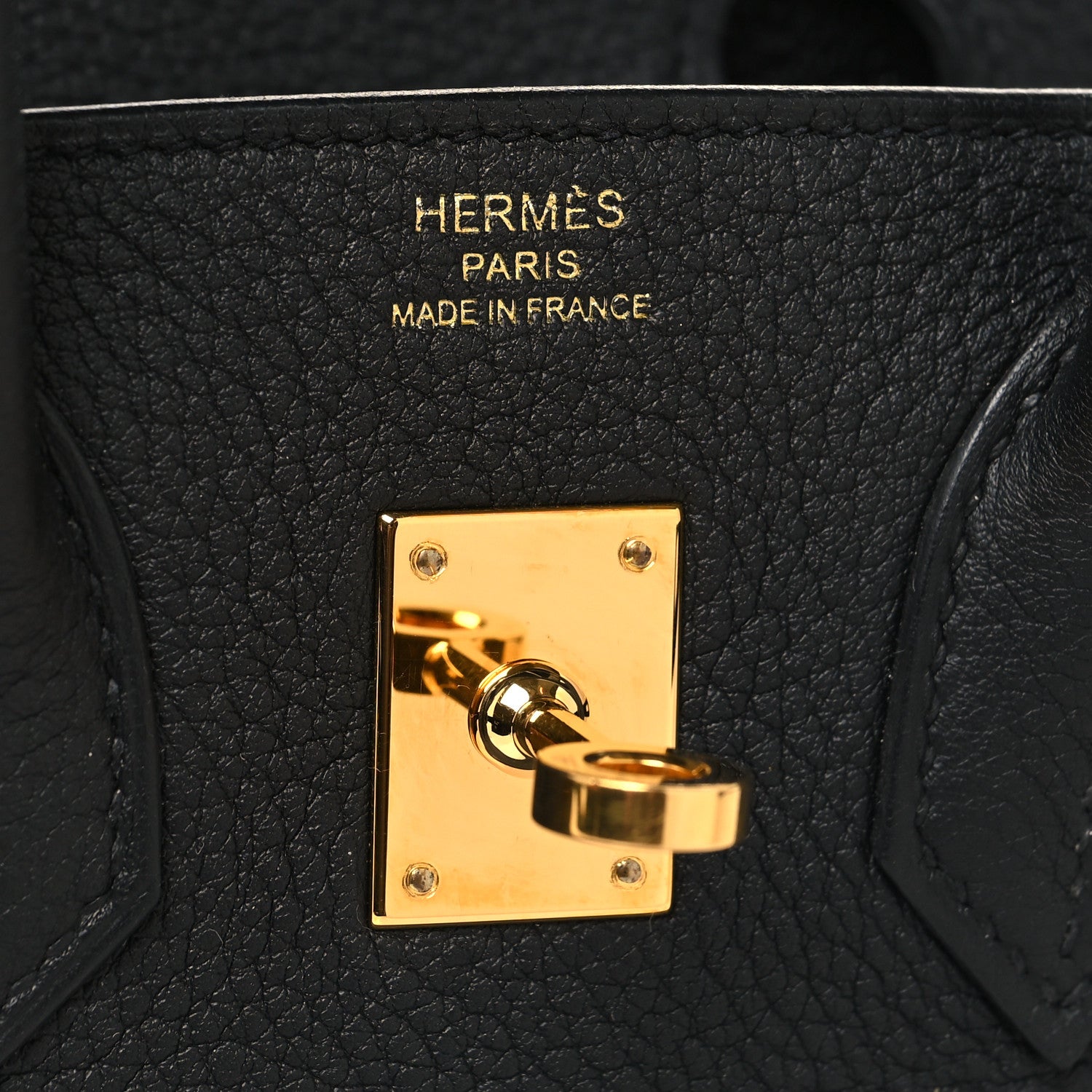 Hermes Togo Birkin 25 Black 5 of 14