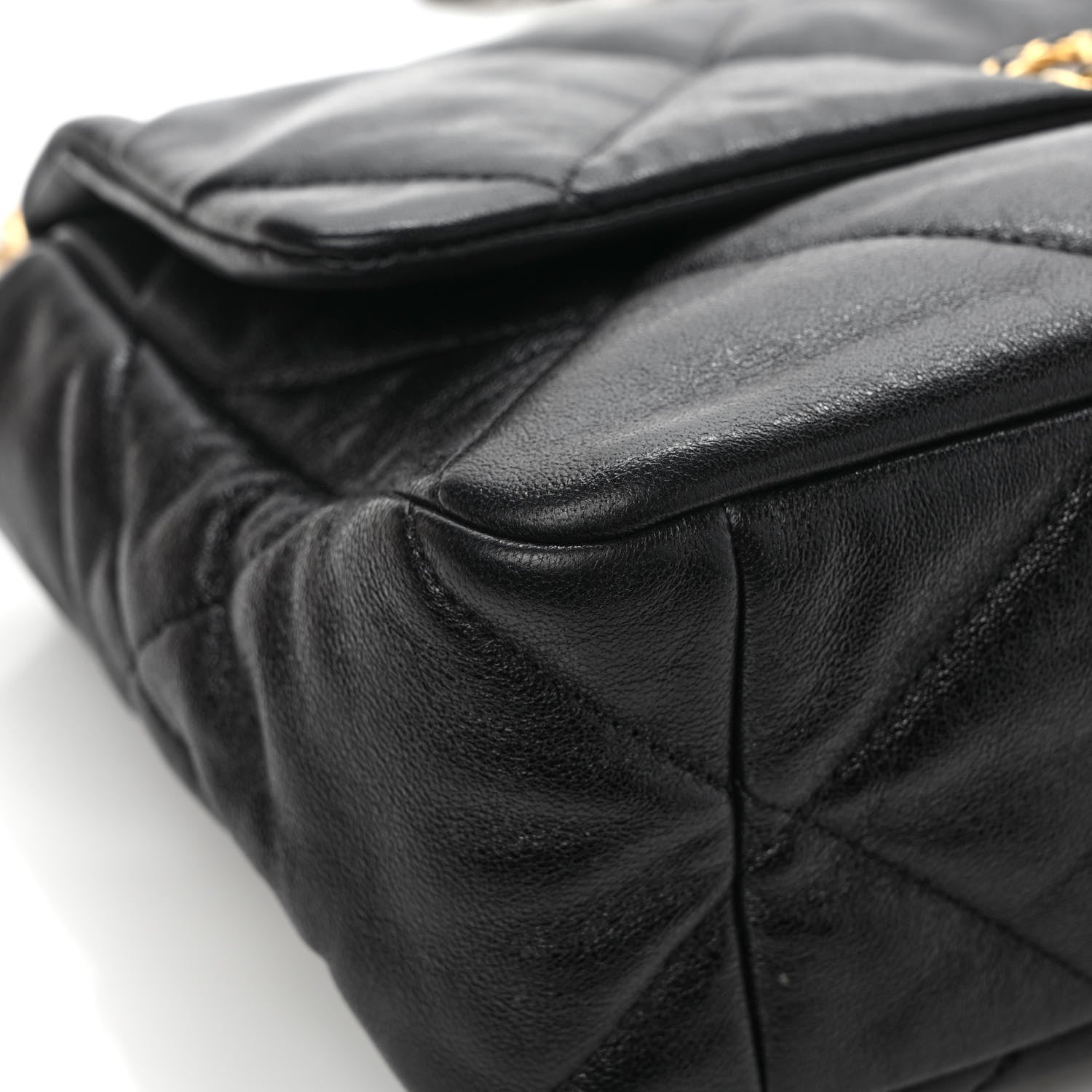 Chanel Lambskin Quilted Large Chanel 19 Flap Black 10 of 11