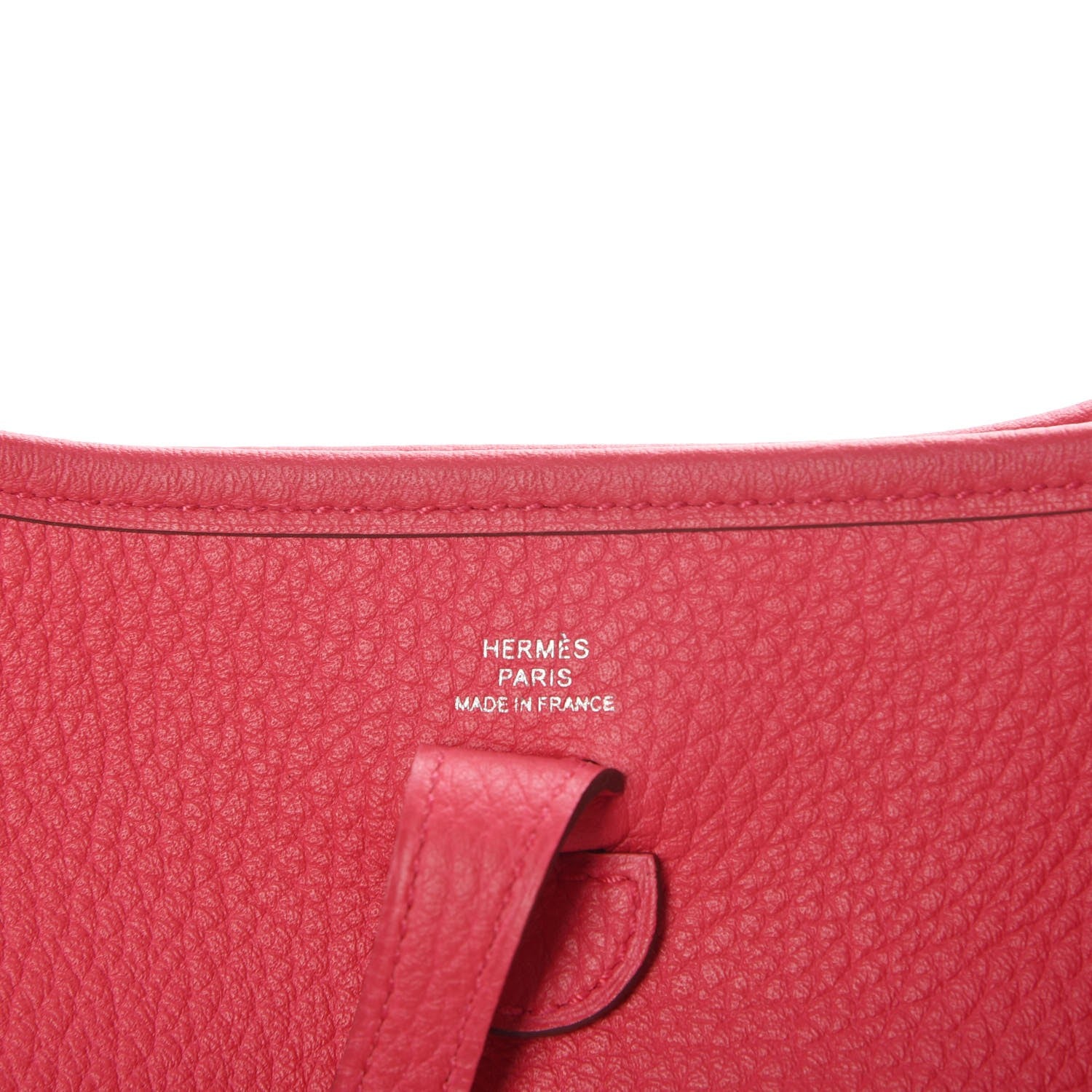 Hermes Taurillon Clemence Evelyne TPM Rose Extreme 7 of 7