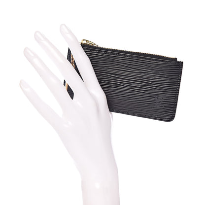 Louis Vuitton Epi Key Pouch Black 2 of 6