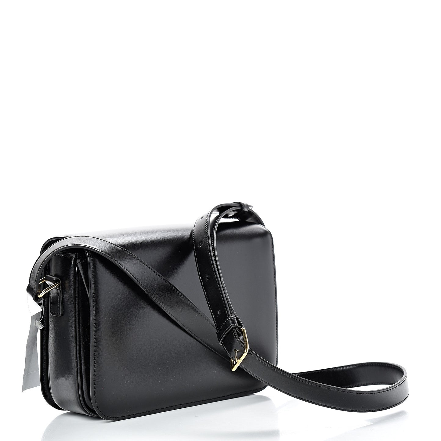Shiny Calfskin Medium Triomphe Black