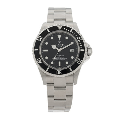 Rolex Stainless Steel 40mm Sea-Dweller Oyster Perpetual Watch Black 16600 1 of 4