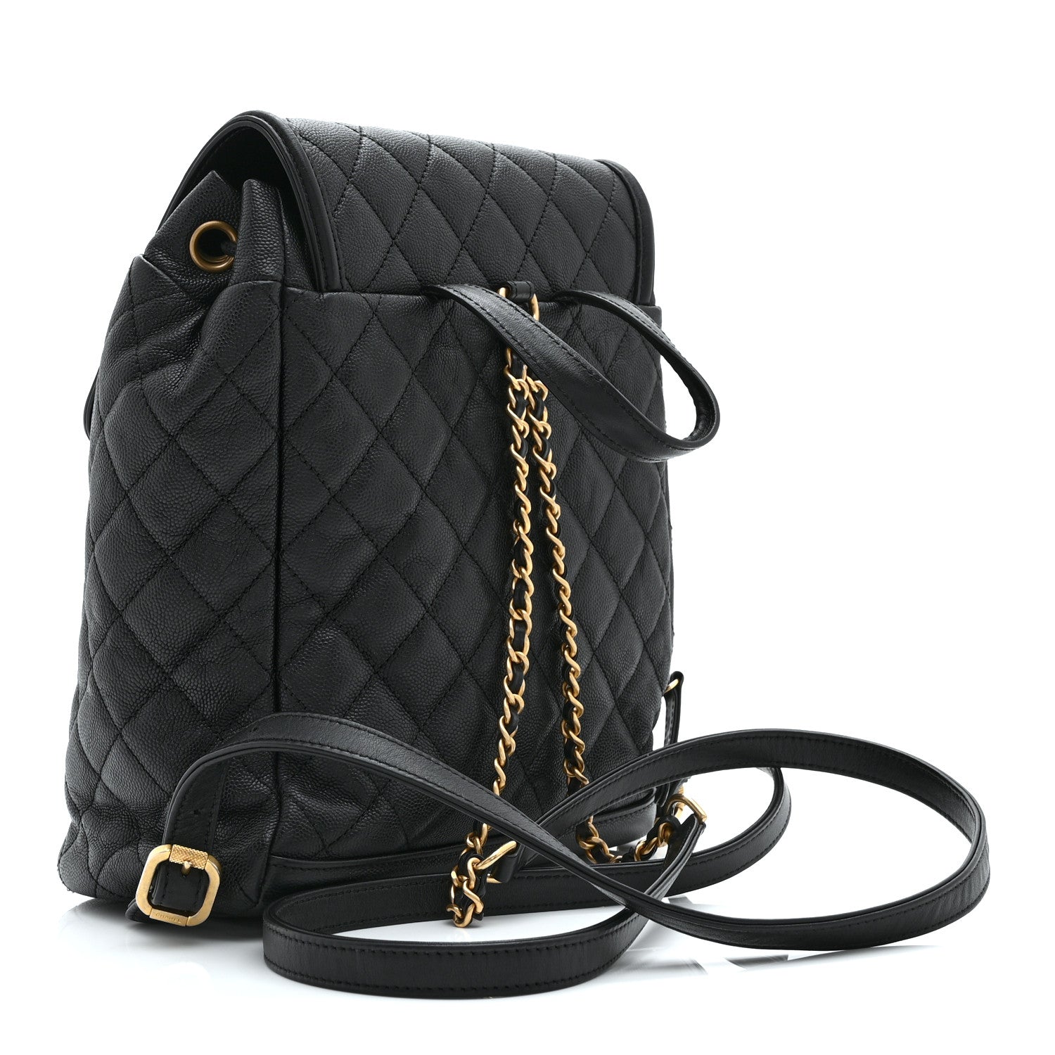 Chanel Caviar Quilted Small Filigree Backpack Black 3 of 10