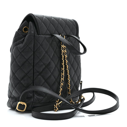 Chanel Caviar Quilted Small Filigree Backpack Black 3 of 10