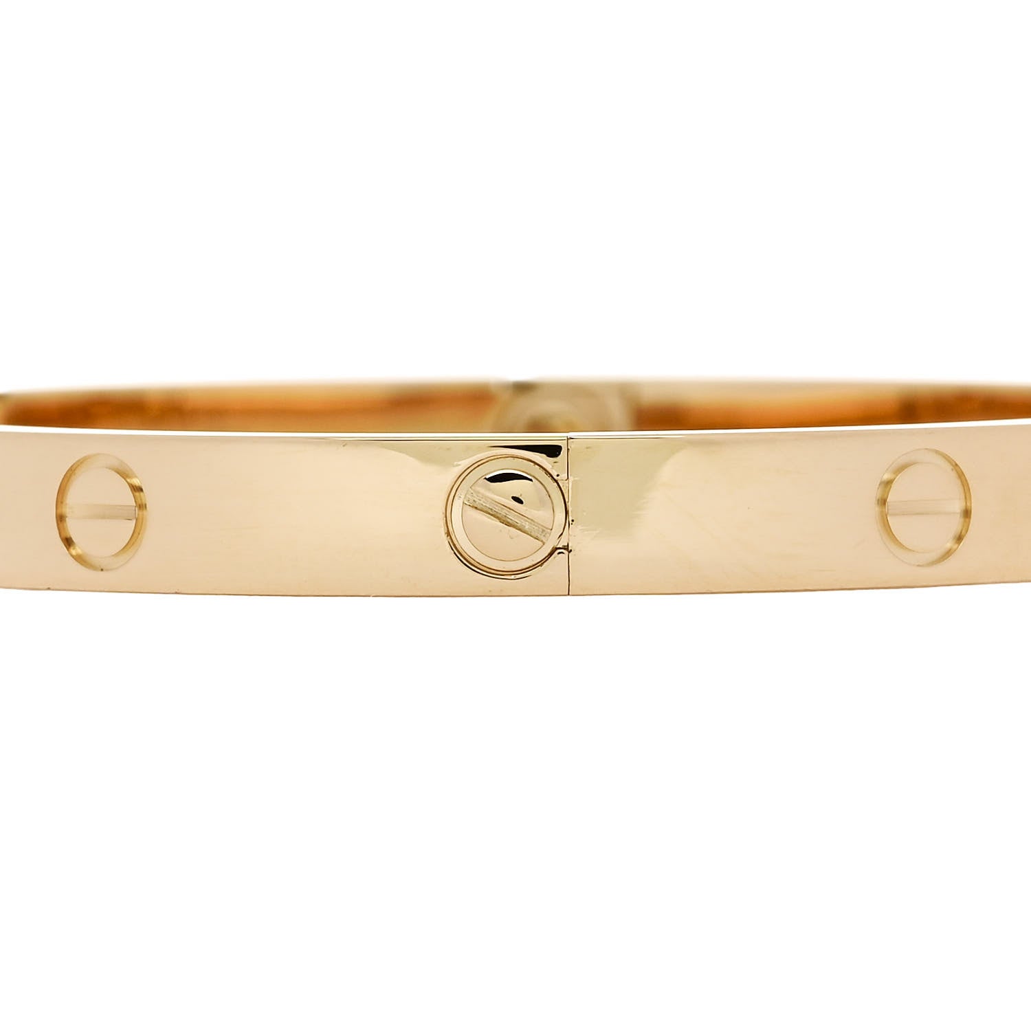 Cartier 18K Yellow Gold LOVE Bracelet 19 4 of 9