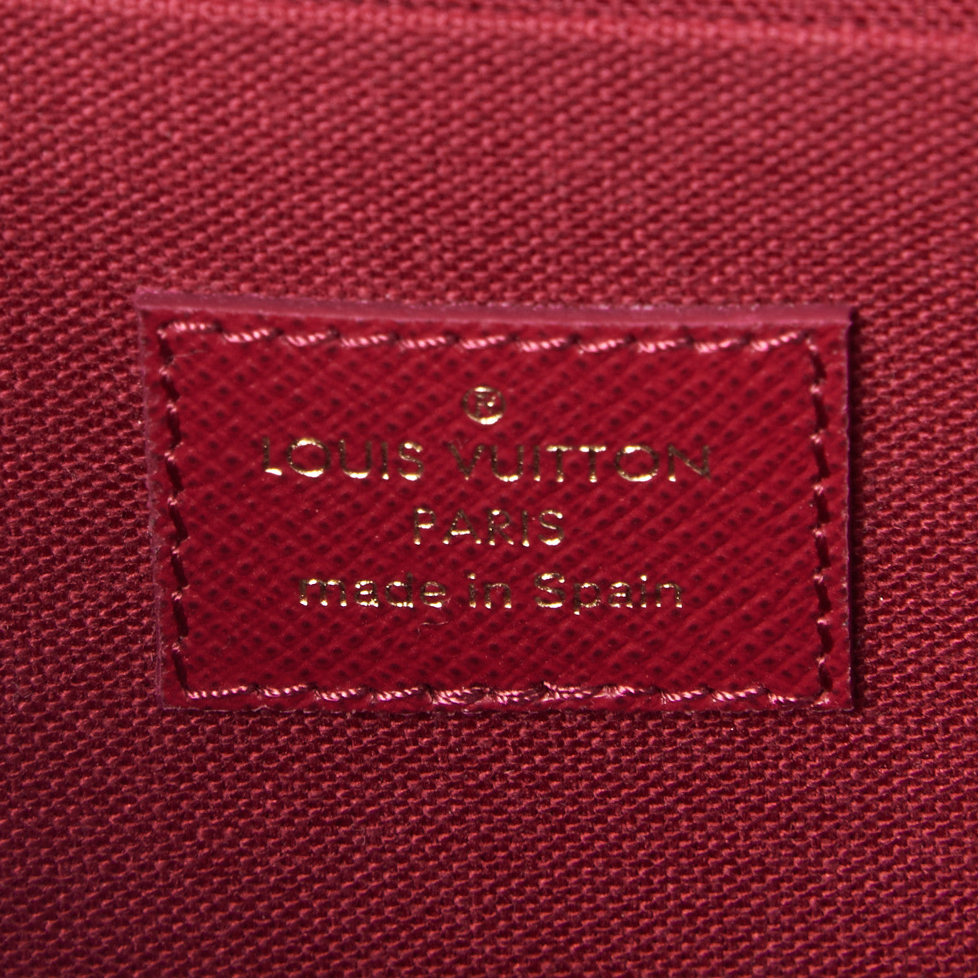 Monogram Pochette Felicie Chain Wallet Fuchsia