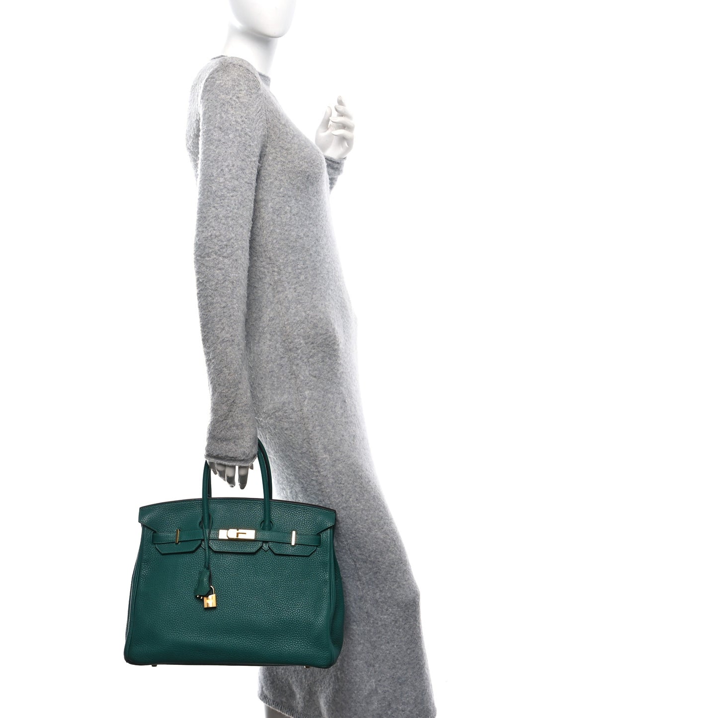 Taurillon Clemence Birkin 35 Malachite