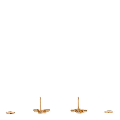 Louis Vuitton 18K Yellow Gold Diamond LV Volt Stud Earrings 3 of 5