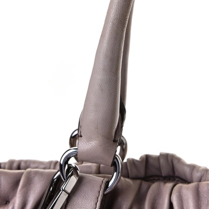 Prada Nappa Gaufre Shopping Satchel Bambu 7 of 9