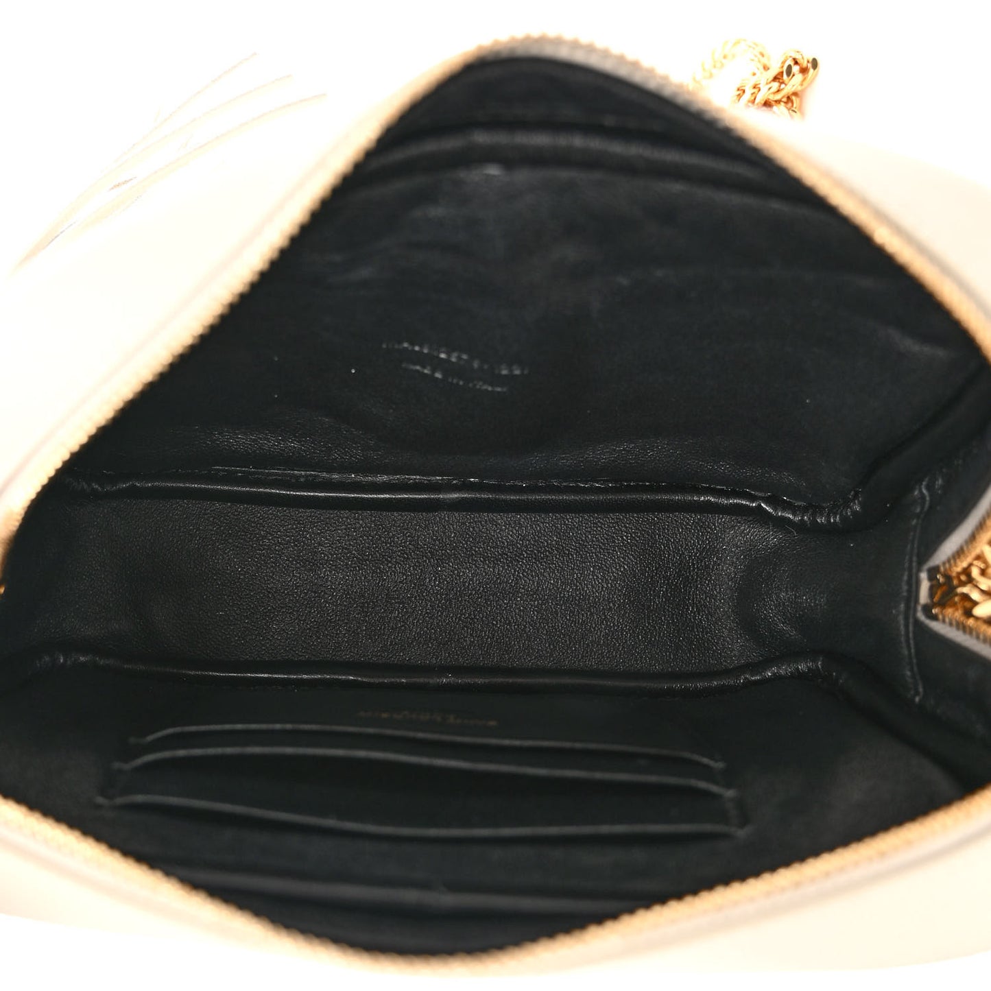 Grain De Poudre Matelasse Monogram Mini Lou Camera Bag Crema Soft