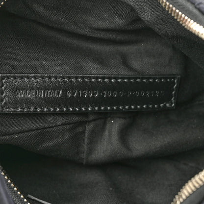 Balenciaga Ruffled Jersey Le Cagole Shoulder Bag XS Black 7 of 10