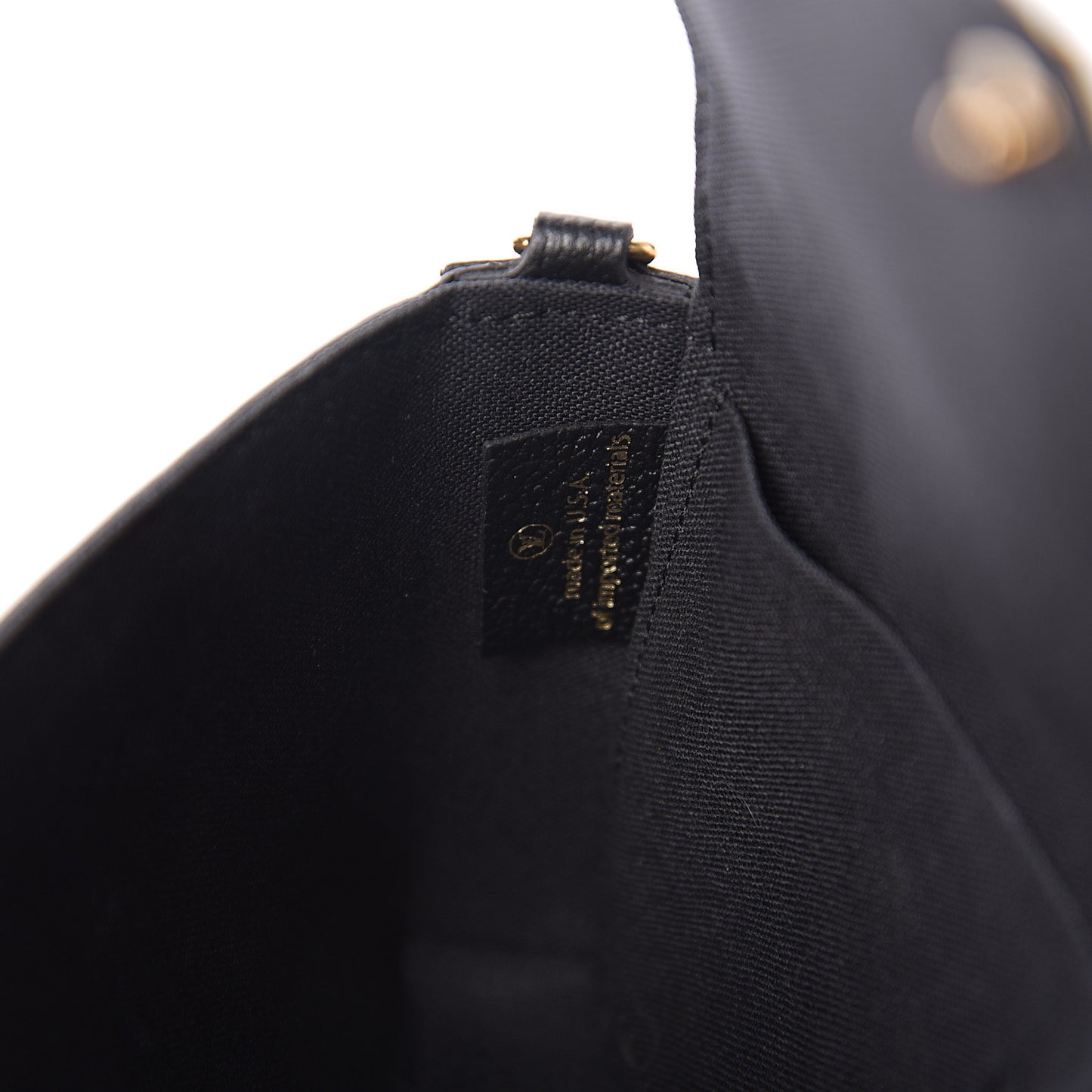 Empreinte Pochette Felicie Chain Wallet Black