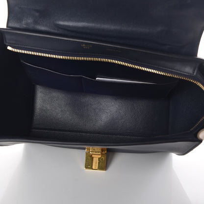 Celine Bullhide Calfskin Small Tri-Color Trapeze Fluo Orange 8 of 12