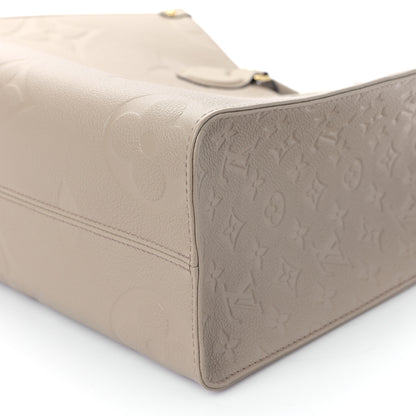 Louis Vuitton Empreinte Monogram Giant Onthego MM Tourterelle 8 of 8