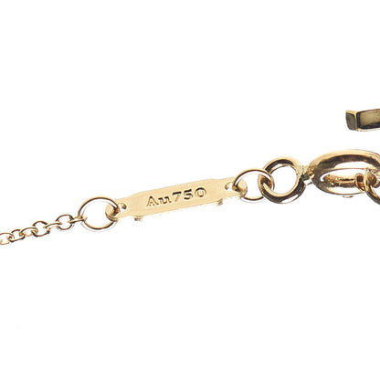 Tiffany 18K Yellow Gold Small T Smile Pendant Necklace 4 of 6