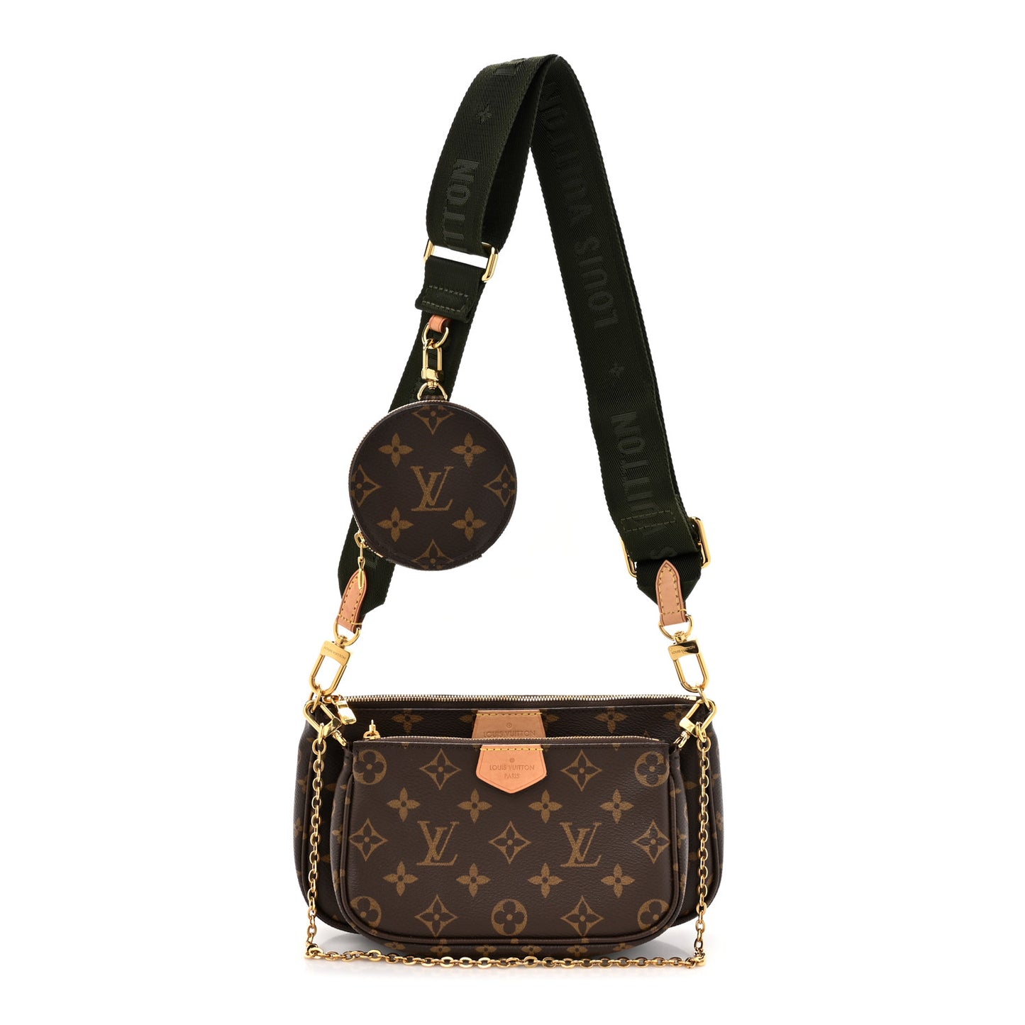 Monogram Multi Pochette Accessories Kaki