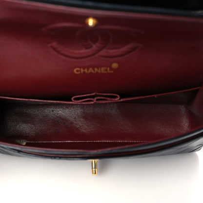 Chanel Lambskin Quilted Medium Double Flap Black 5 of 10