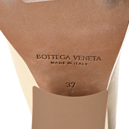 Bottega Veneta Nappa Stack Mule Sandals 37 Sea Salt 7 of 8
