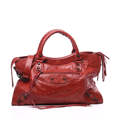 Balenciaga Chevre Classic Hardware City Rouge Vermillon 2 of 11