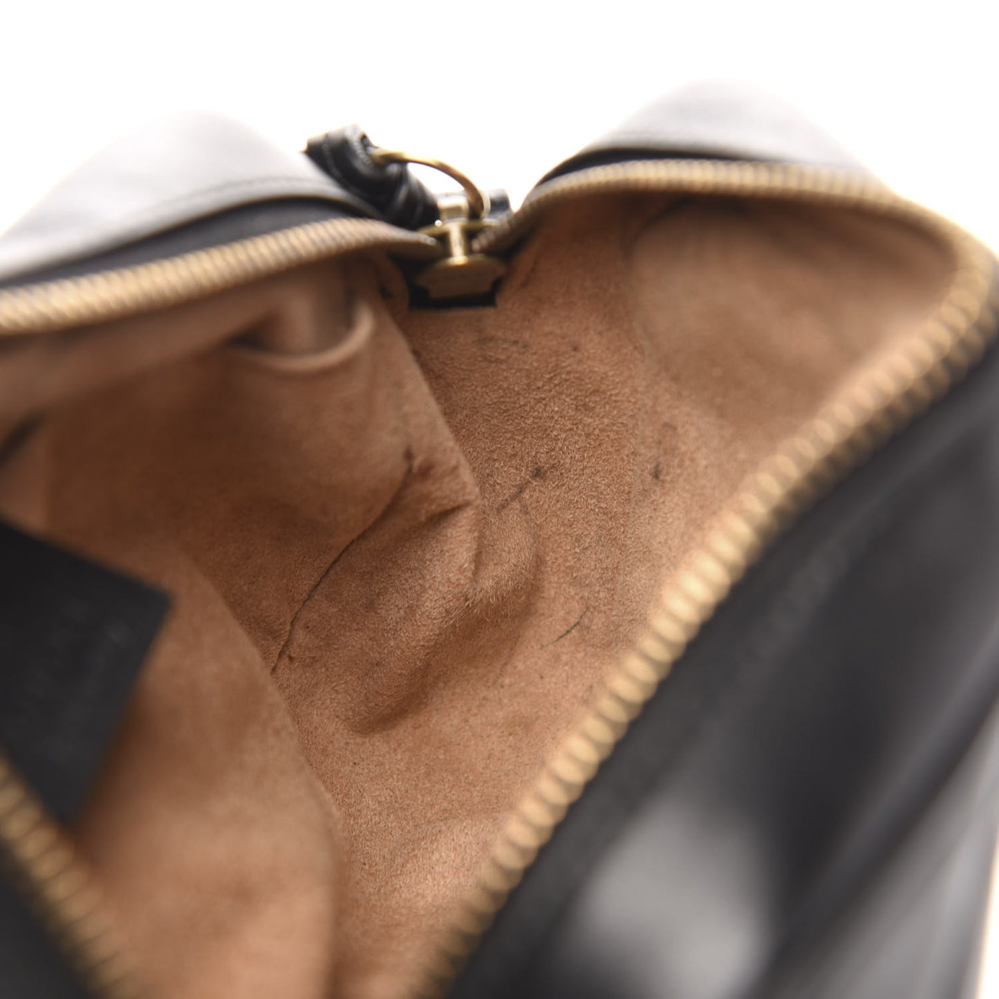 Calfskin Matelasse Mini GG Marmont Chain Shoulder Bag Black