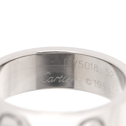 Cartier 18K White Gold 5.5mm LOVE Ring 52 6 4 of 4
