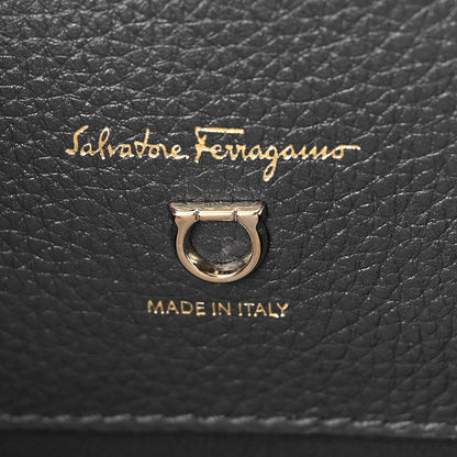 Salvatore Ferragamo Hammered Calfskin Studio Bag 6 of 8