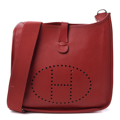 Hermes Epsom Evelyne III GM Rouge Casaque 1 of 13