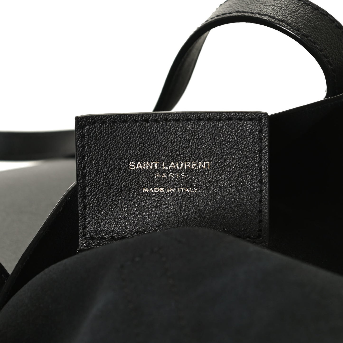 Calfskin Large Shopping Tote Black