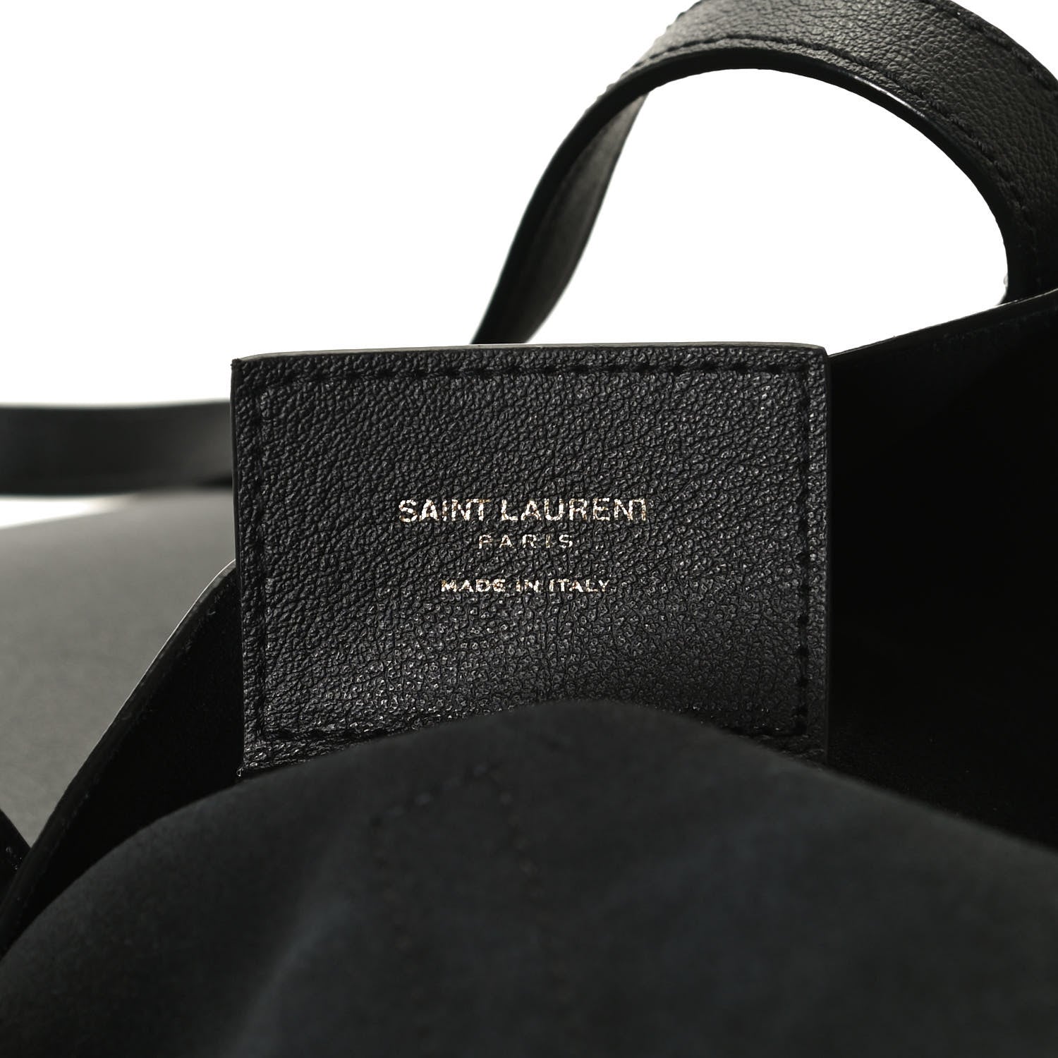 Saint Laurent Calfskin Large Shopping Tote Black 6 of 12