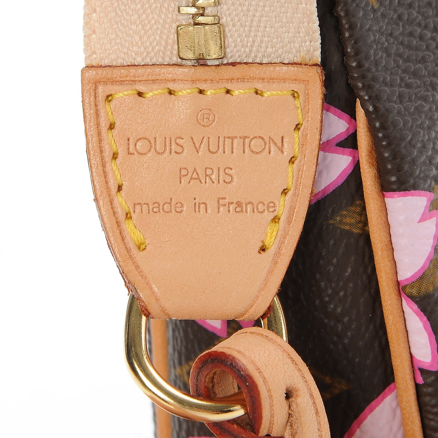 Louis Vuitton Monogram Cherry Blossom Pochette Accessories Brown 6 of 7