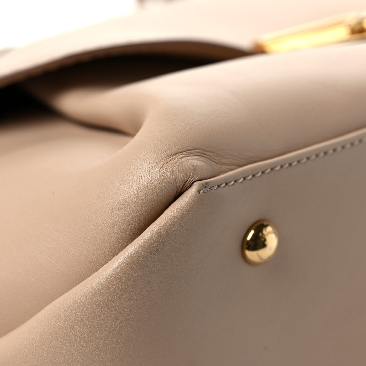 Calfskin Fiamma Bag New Bisque