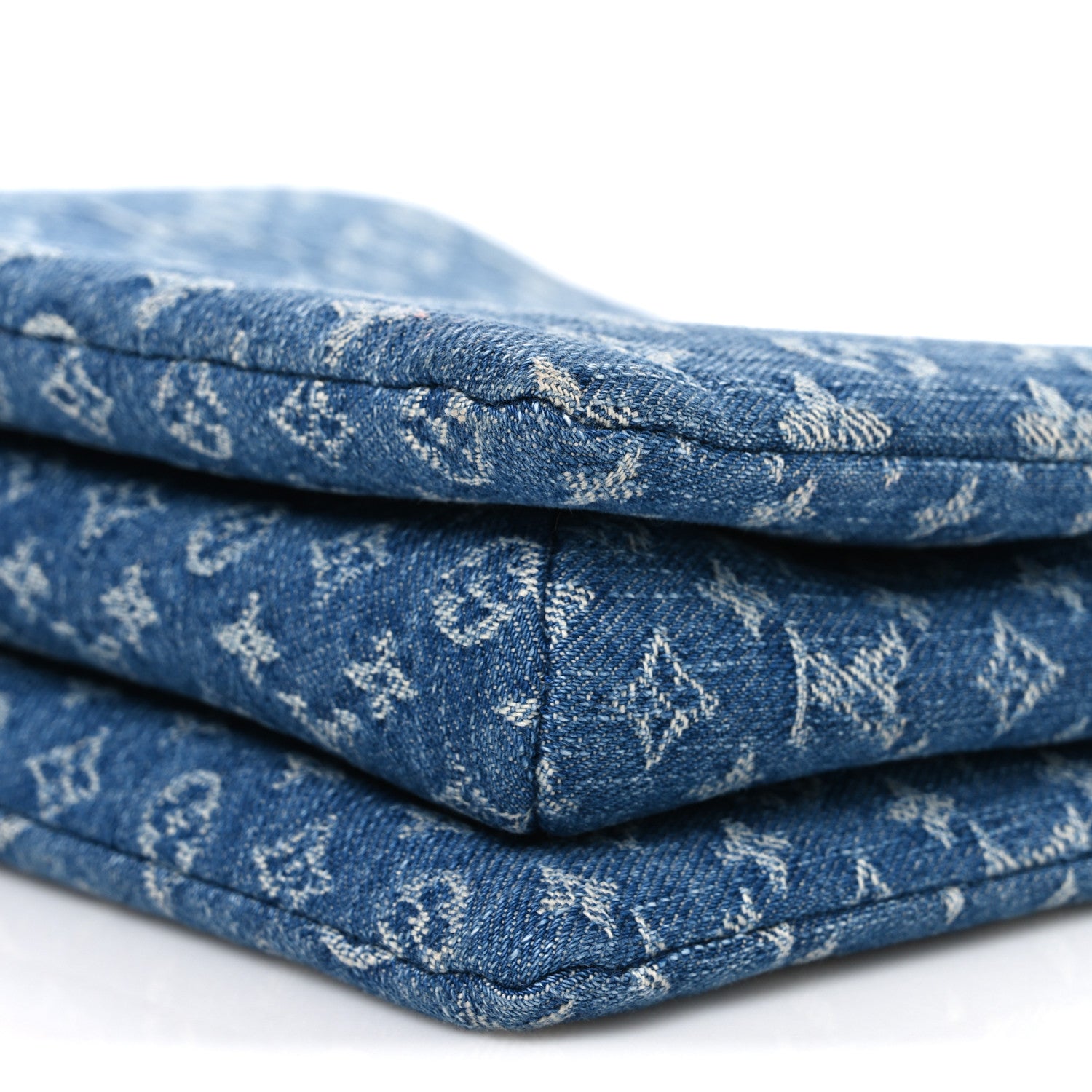 Louis Vuitton Monogram Denim Coussin PM Blue 8 of 9