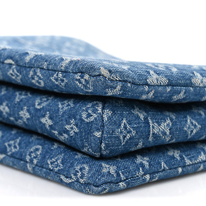 Louis Vuitton Monogram Denim Coussin PM Blue 8 of 9