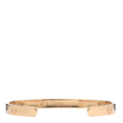 Cartier 18K Yellow Gold LOVE Cuff Bracelet 19 3 of 4