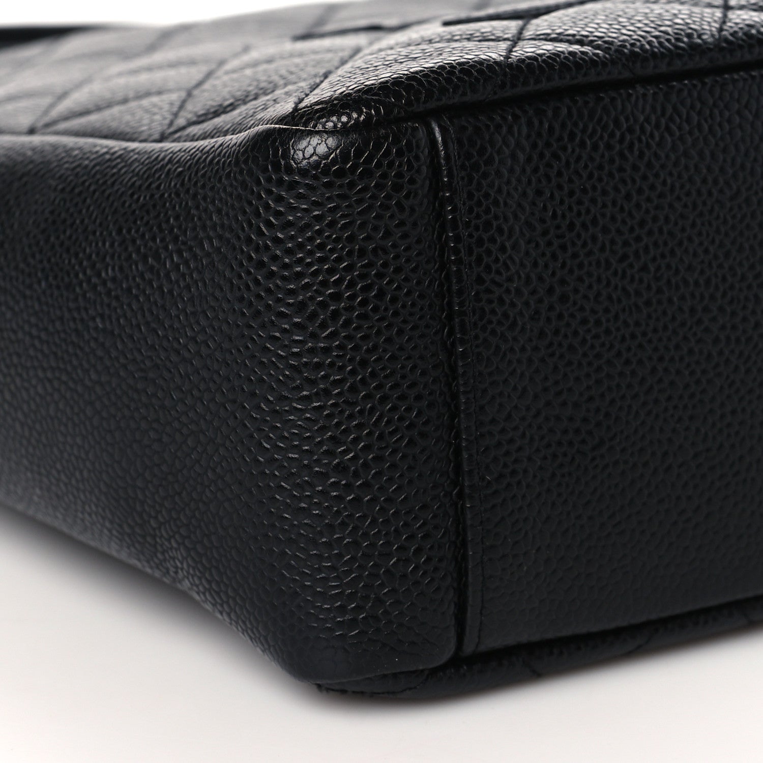 Chanel Caviar Quilted Petit Shopping Tote PST Black 8 of 10