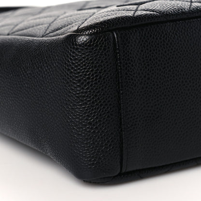 Chanel Caviar Quilted Petit Shopping Tote PST Black 8 of 10