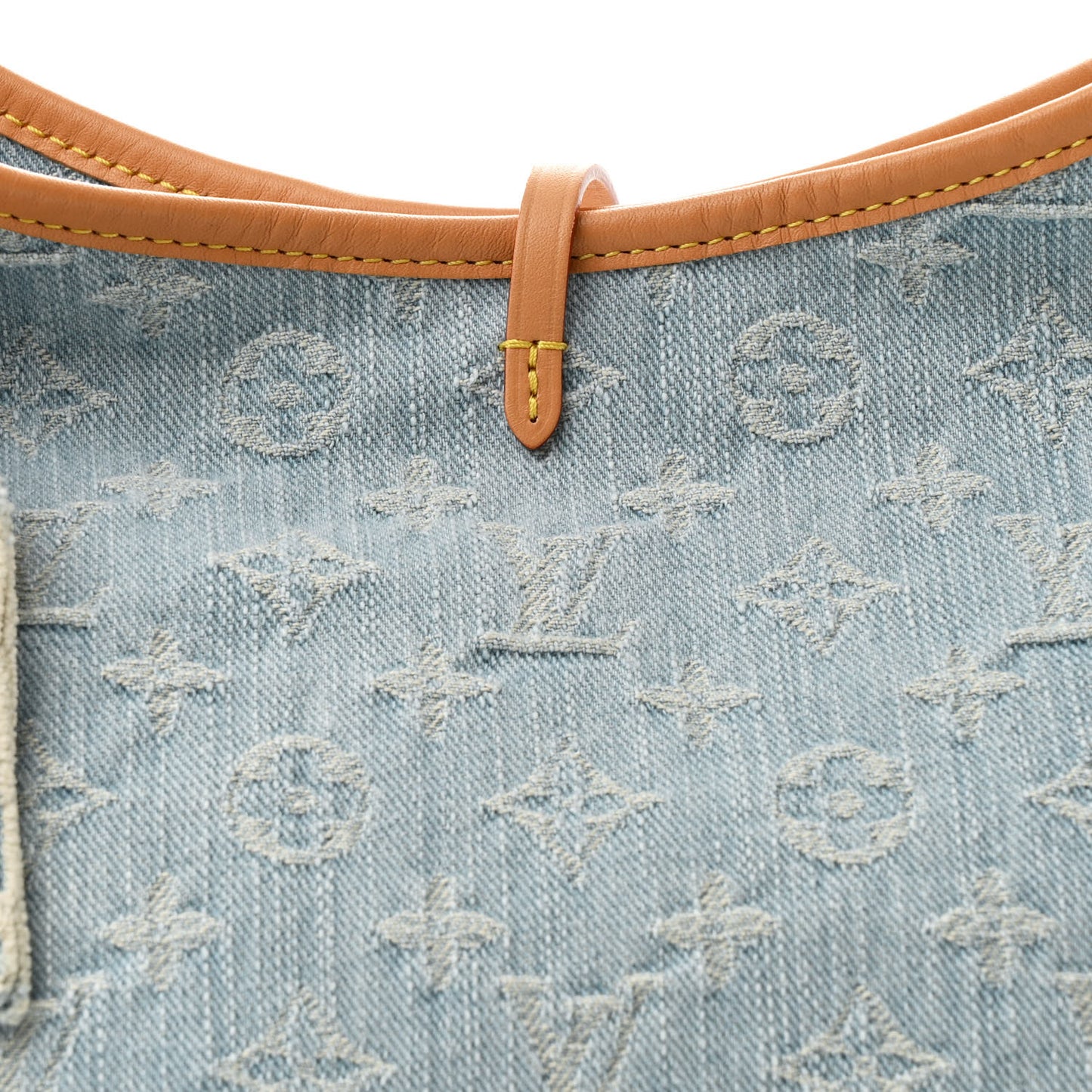 Monogram Denim CarryAll PM Sky Blue
