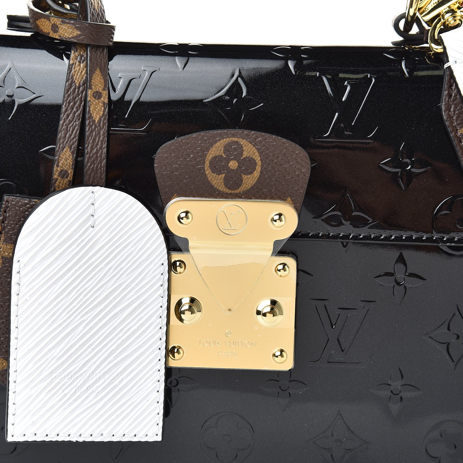 Louis Vuitton Vernis Epi Monogram Spring Street Black 9 of 9