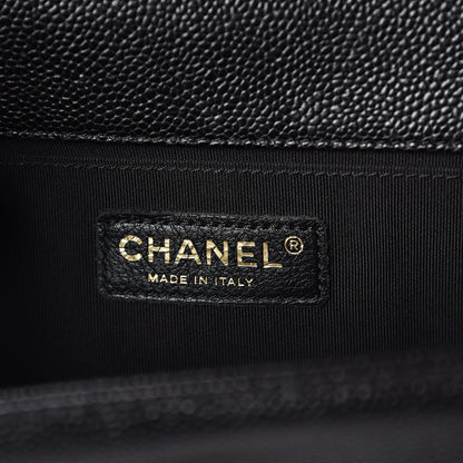 Chanel Caviar Quilted Medium Boy Flap Black 5 of 9