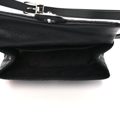 Chanel Grained Calfskin Quilted 2.55 Reissue Flap Belt Bag Clutch Black 5 of 9