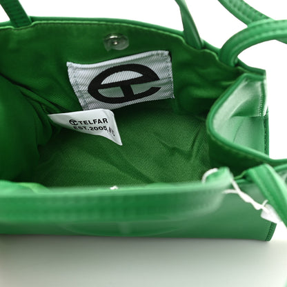 Telfar Vegan Leather Small Shopping Bag Greenscreen 5 of 10