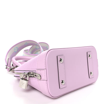 Louis Vuitton Epi Jacquard Alma BB Light Pink 4 of 9