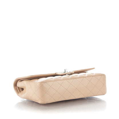Chanel Caviar Quilted Medium Double Flap Beige Clair 5 of 13
