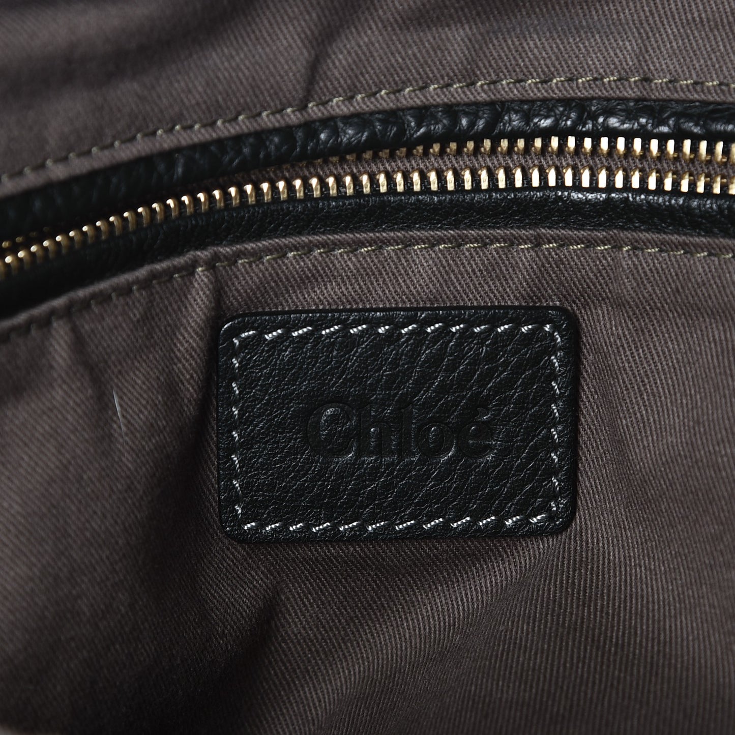 Calfskin Large Marcie Satchel Black