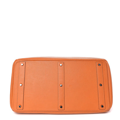 Hermes Togo HAC Travel Birkin 50 Orange 20 of 27